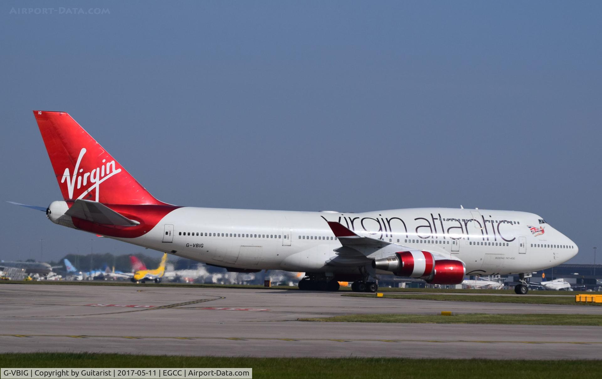 G-VBIG, 1996 Boeing 747-4Q8 C/N 26255, At Manchester