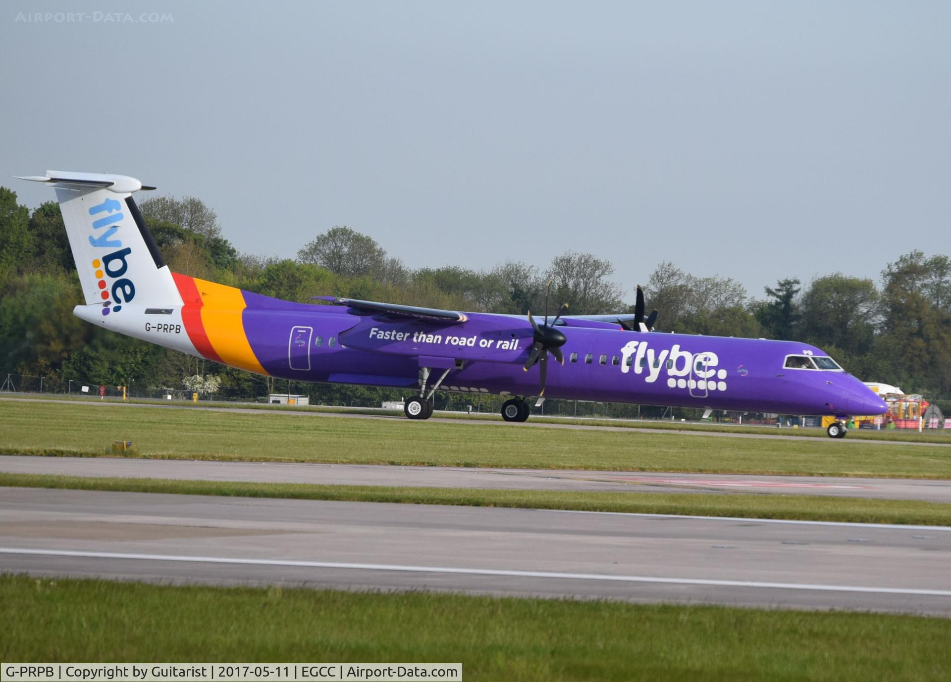 G-PRPB, 2010 Bombardier DHC-8-402 Dash 8 C/N 4333, At Manchester