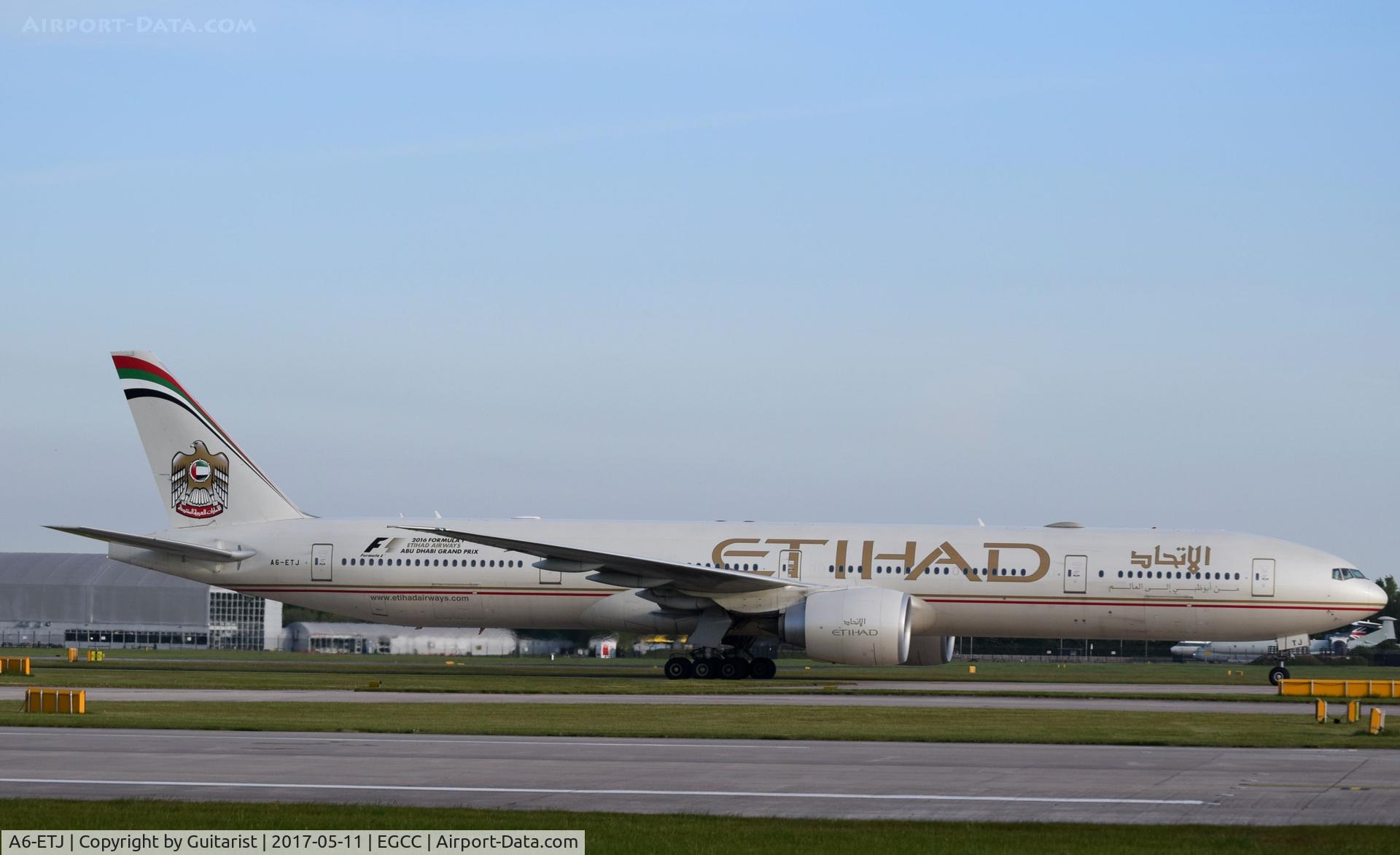 A6-ETJ, 2012 Boeing 777-3FX/ER C/N 39685, At Manchester