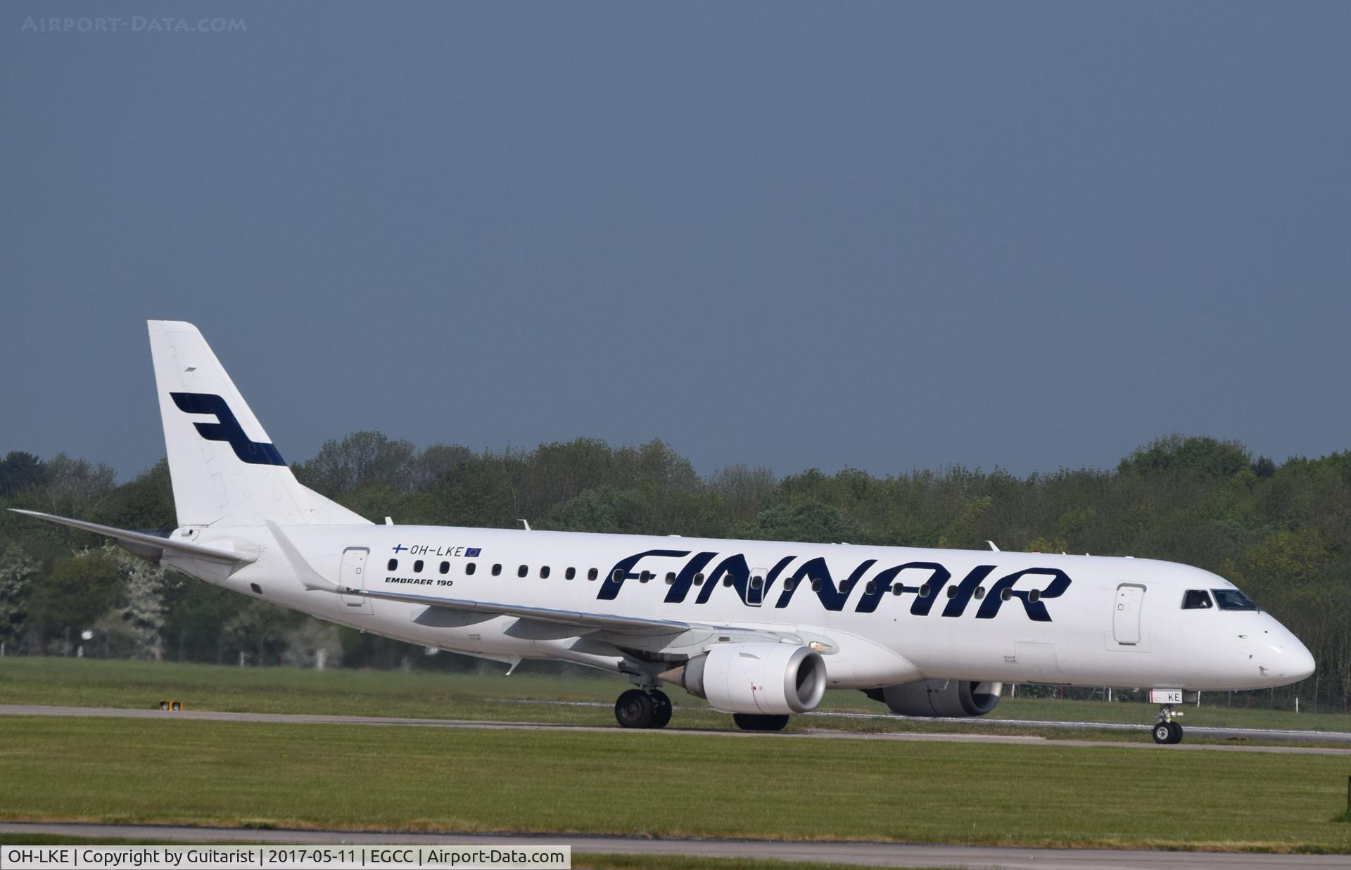 OH-LKE, 2007 Embraer 190LR (ERJ-190-100LR) C/N 19000059, At Manchester