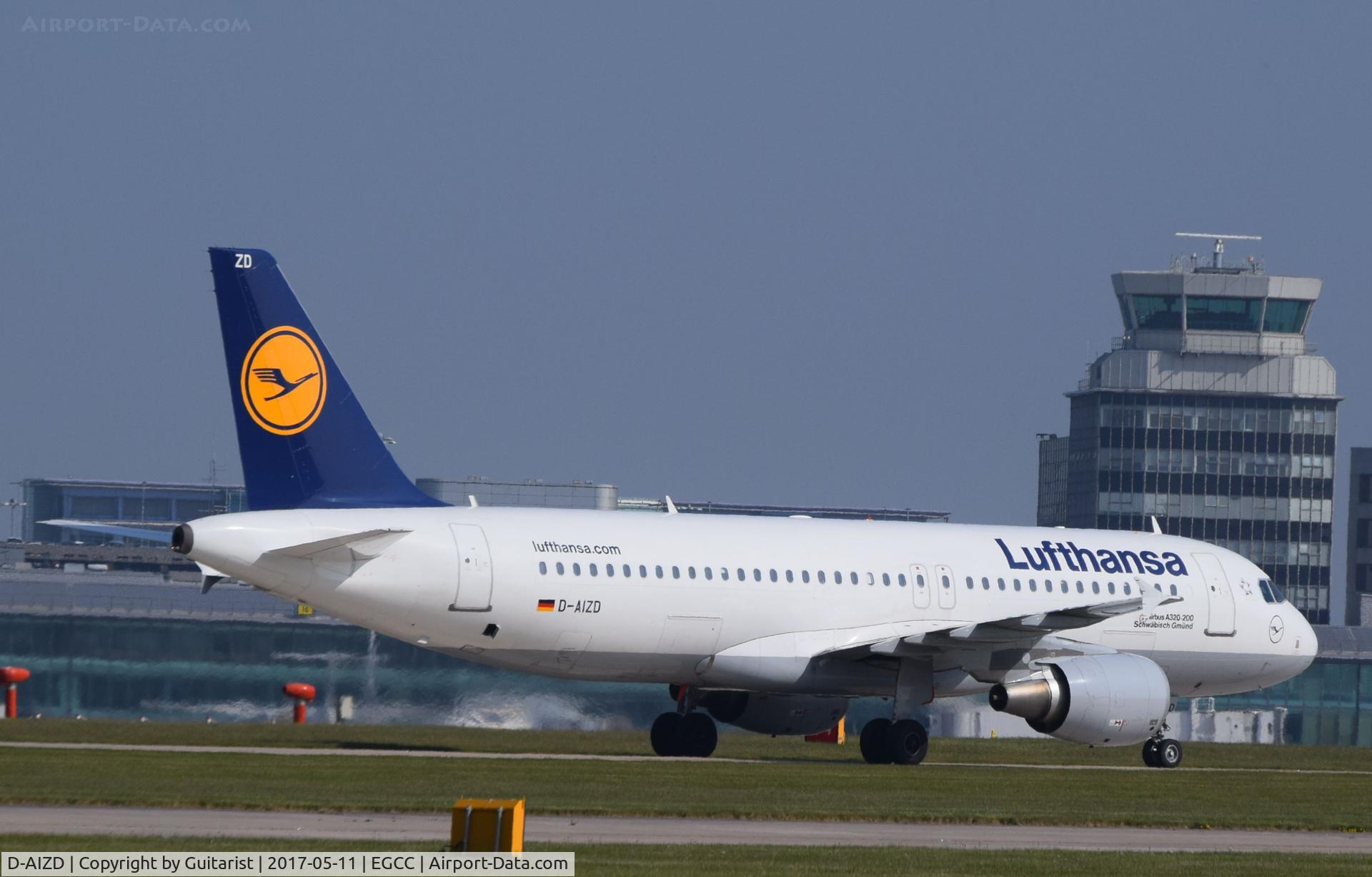 D-AIZD, 2010 Airbus A320-214 C/N 4191, At Manchester
