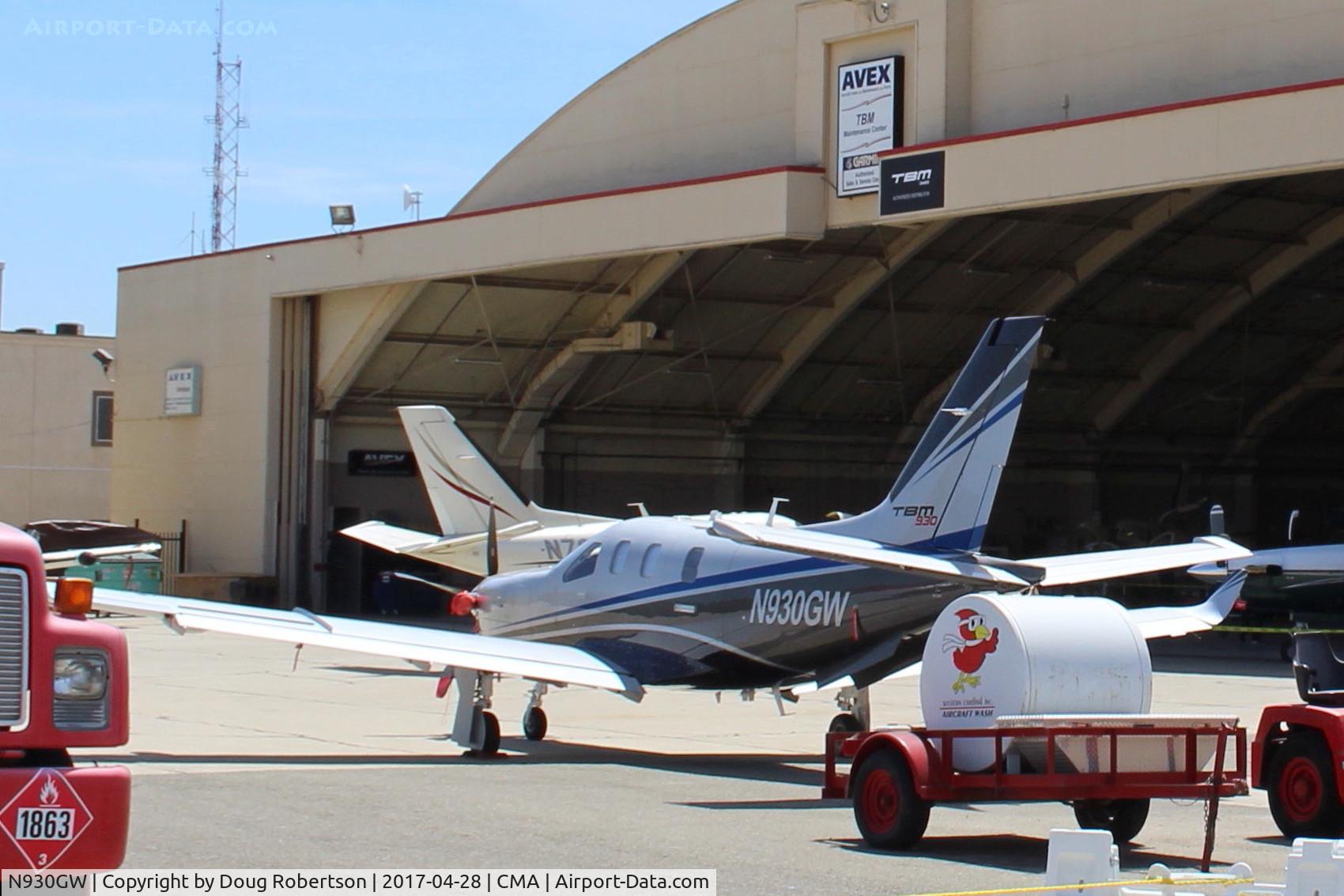 N930GW, 2016 Socata TBM-700 C/N 1155, 2016 SOCATA TBM 700, P&W(C)PT6A-66D Turboprop, at AOPA FLY-IN