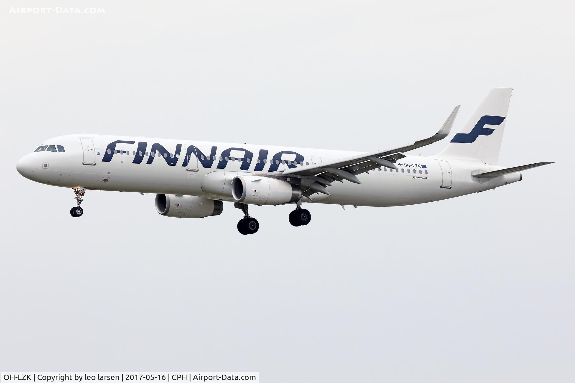 OH-LZK, 2014 Airbus A321-231 C/N 5961, Copenhagen 16.5.2017