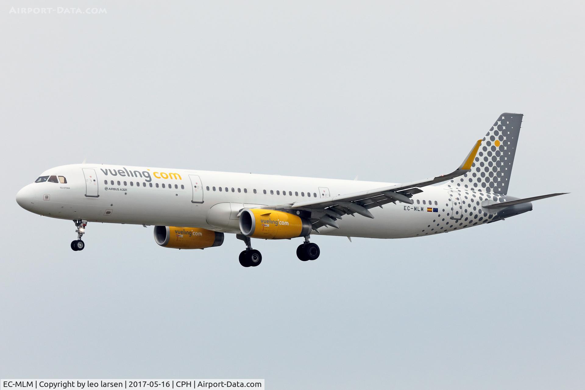 EC-MLM, 2016 Airbus A321-231 C/N 7108, Copenhagen 16.5.2017