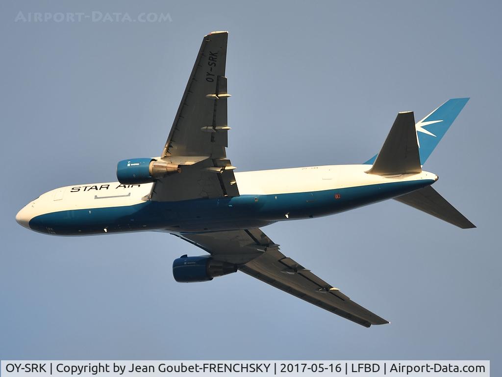 OY-SRK, 1985 Boeing 767-204 C/N 23072, S66381 /SRR6381 take off runway 05 to Marseille