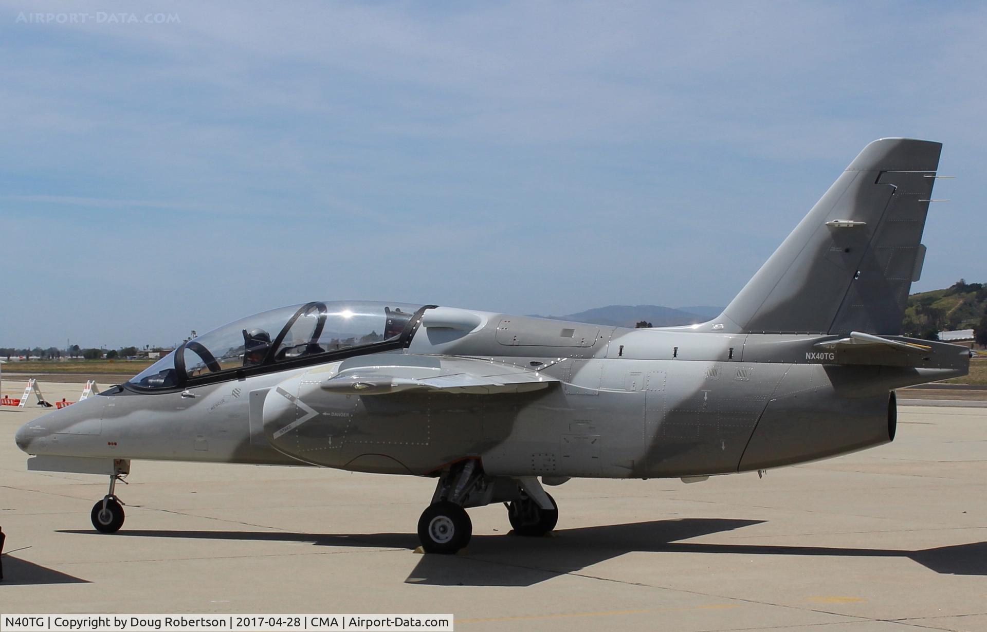 N40TG, 1985 SIAI-Marchetti S-211 C/N 029/02-019, 1985 SIAI-Marchetti S.211 jet trainer, one P&W(C)JT15D-4C Turbofan, 2,500 lb st, stepped tandem lightweight Martin-Baker ejection seats, Experimental class, at AOPA-FLY-In