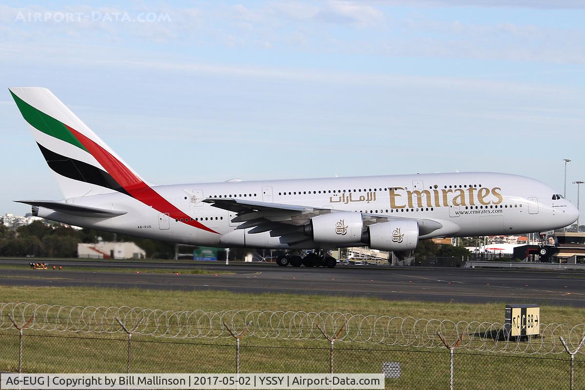A6-EUG, 2016 Airbus A380-861 C/N 219, EK412 to CHC