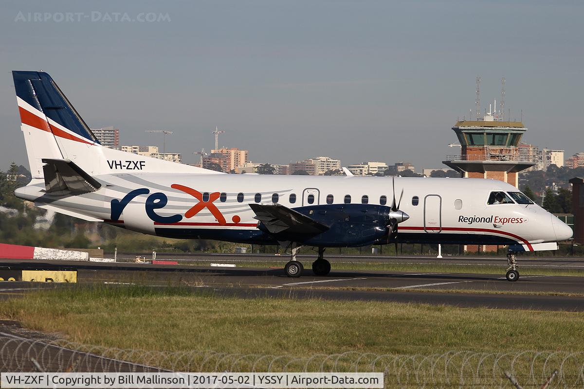 VH-ZXF, 1997 Saab 340B C/N 340B-416, TAXIING