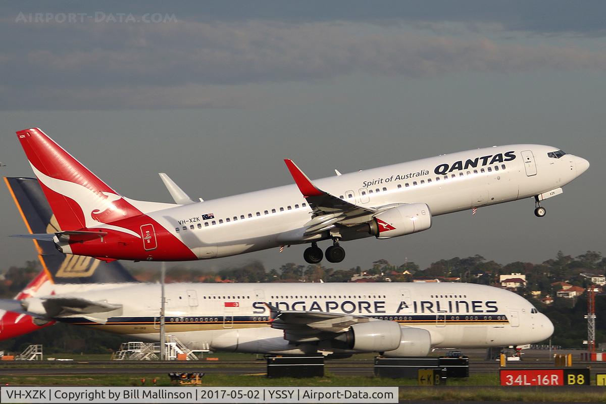 VH-XZK, 2013 Boeing 737-838 C/N 39366, UP AND AWAY