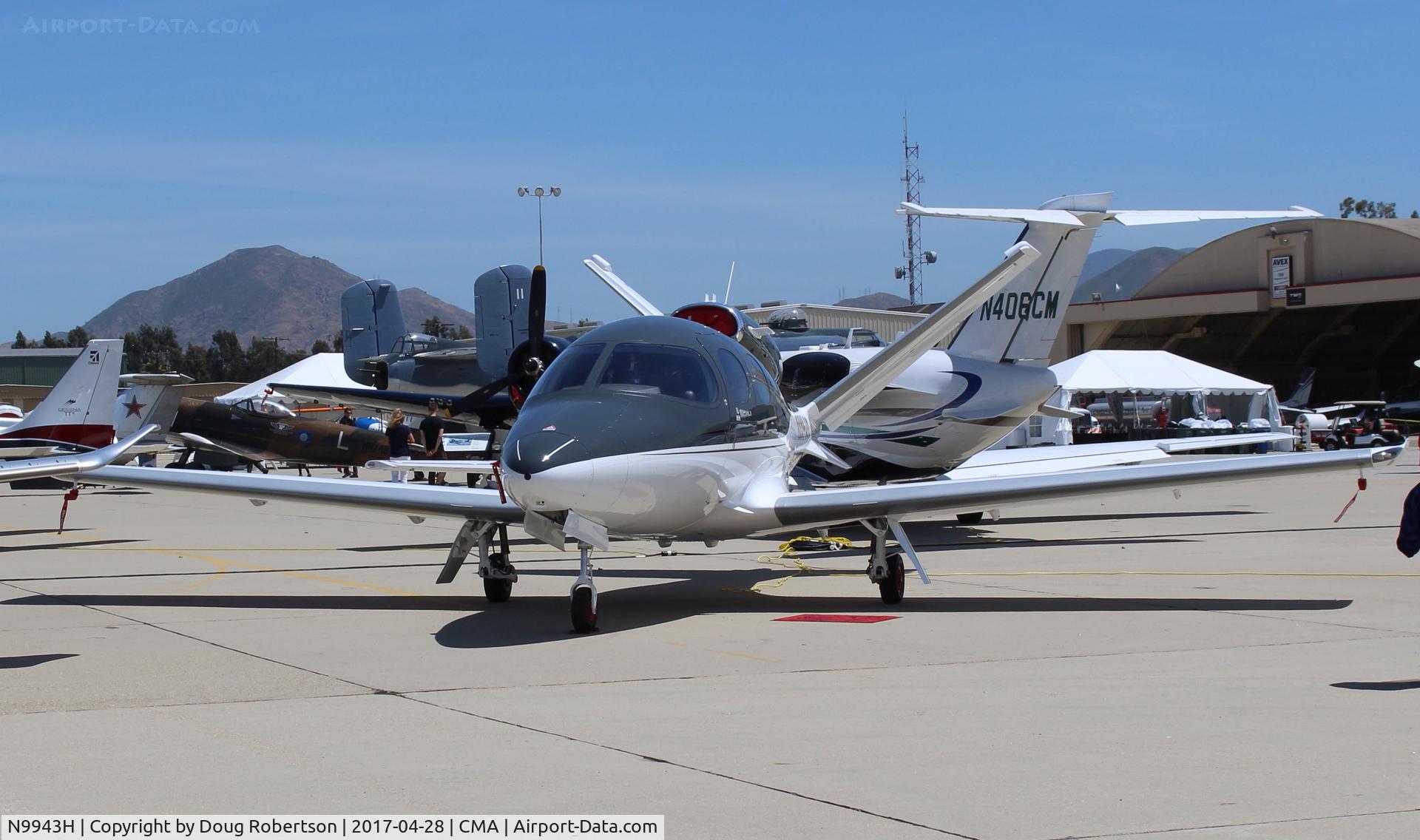 N9943H, 2016 Cirrus SF50 Vision C/N 0007, 2016 Cirrus Design Corp. VISION SF50, Williams FJ33-5A Turbofan, at AOPA FLY-IN