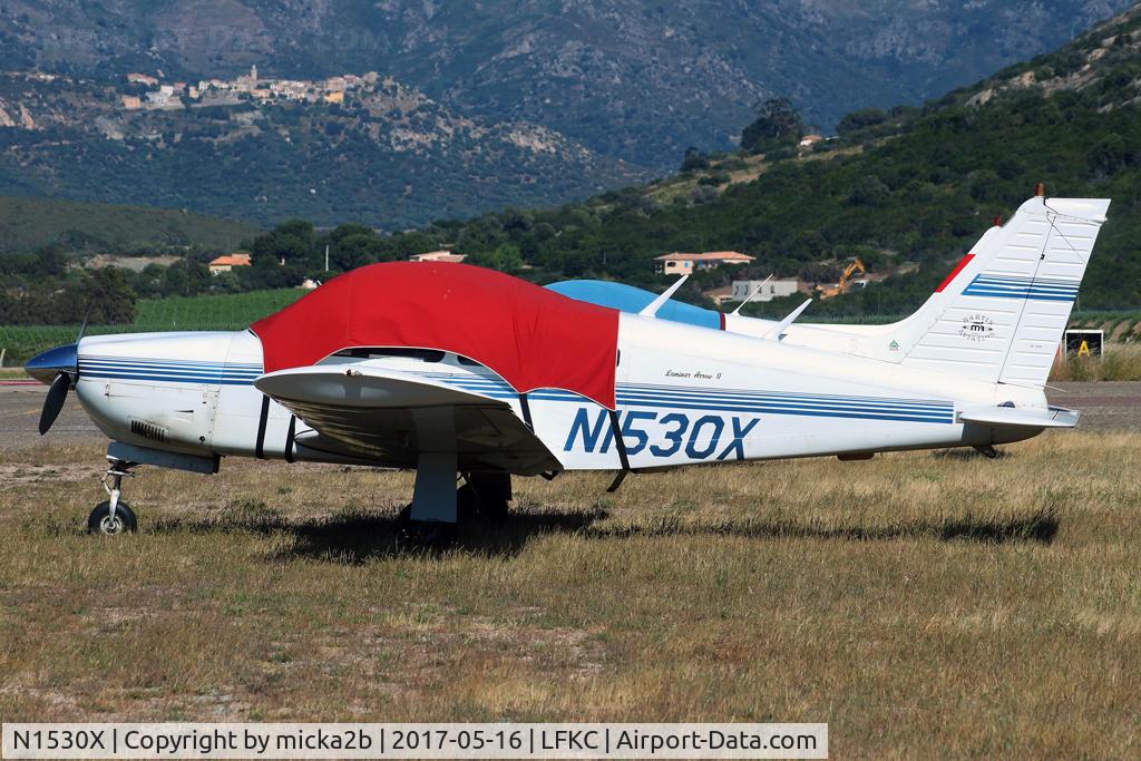 N1530X, 1975 Piper PA-28R-200 C/N 28R-7535312, Parked