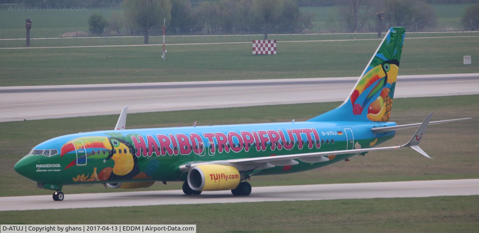 D-ATUJ, 2012 Boeing 737-8K5 C/N 39923, Haribo Tropifrutti