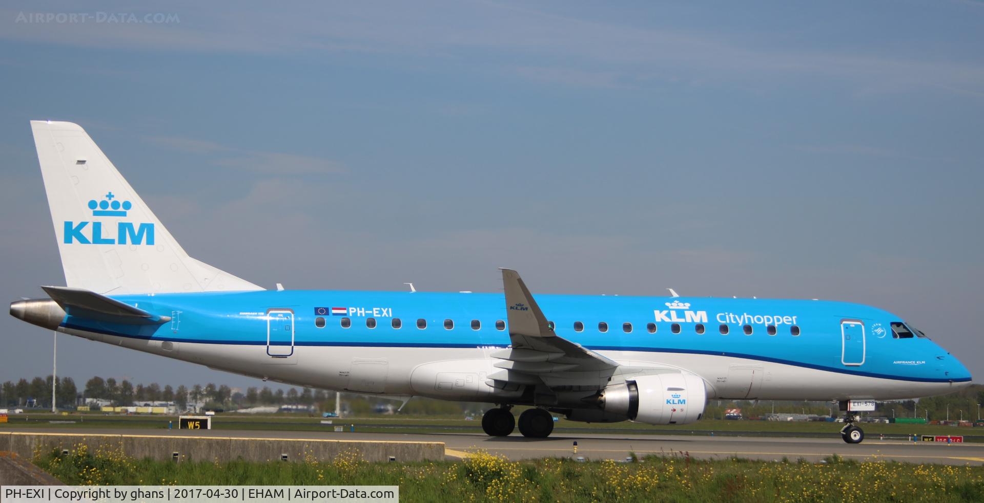 PH-EXI, 2016 Embraer 175STD (ERJ-170-200) C/N 17000578, KLM Cityhopper