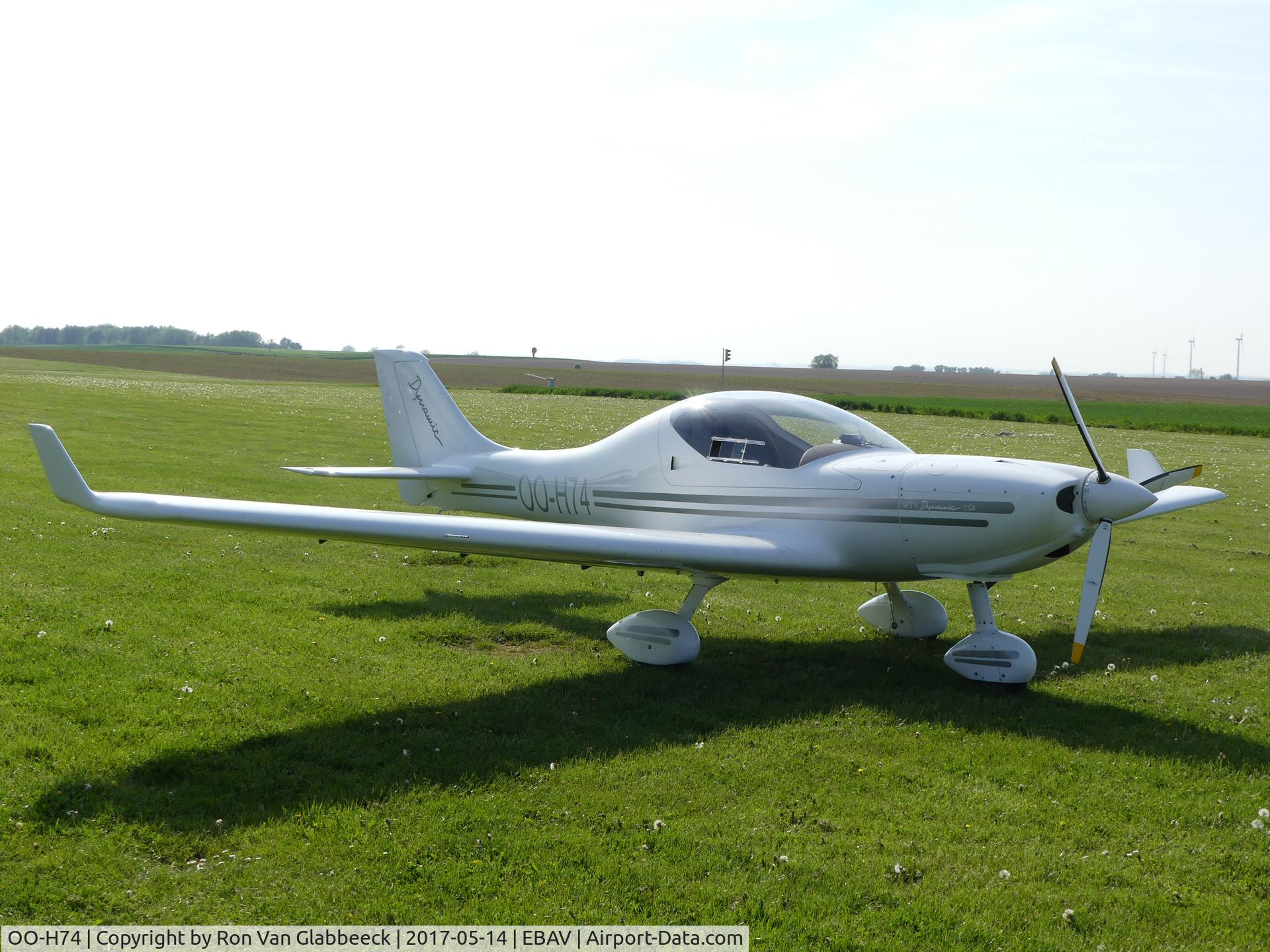 OO-H74, 2009 Aerospool WT-9 Dynamic LSA C/N DY339/2009, The WT-9 Dynamic LSA is a very comfortable 2-seater with sportive characters. It contains a Rotax 912ULS 100HP 4-Stroke engine and has a endurance of 6 hrs with a cruise speed of 230 Km/h. It's the ultimate traveler in the Ultra Light category.
