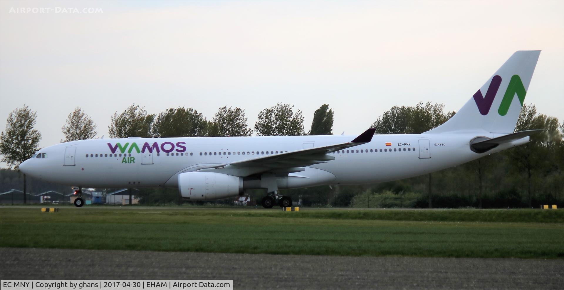 EC-MNY, 1999 Airbus A330-243 C/N 261, Wamos Air