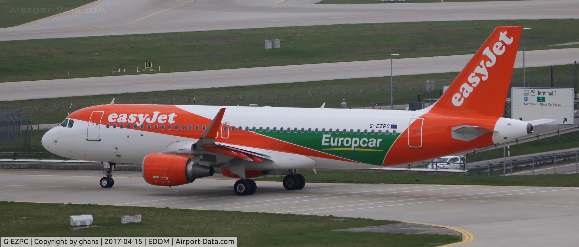 G-EZPC, 2015 Airbus A320-214 C/N 6981, Europcar livery