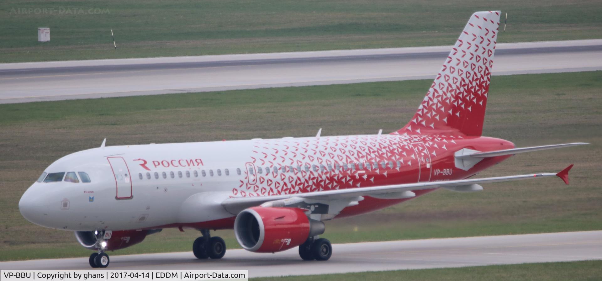 VP-BBU, 2001 Airbus A319-112 C/N 1630, Rossiya new livery