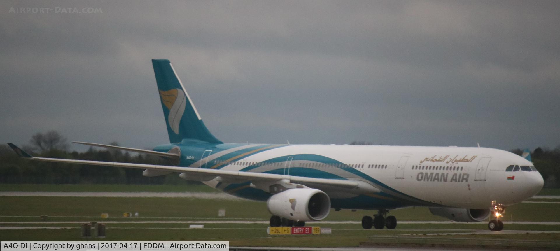 A4O-DI, 2014 Airbus A330-343 C/N 1582, Taxiing to gate