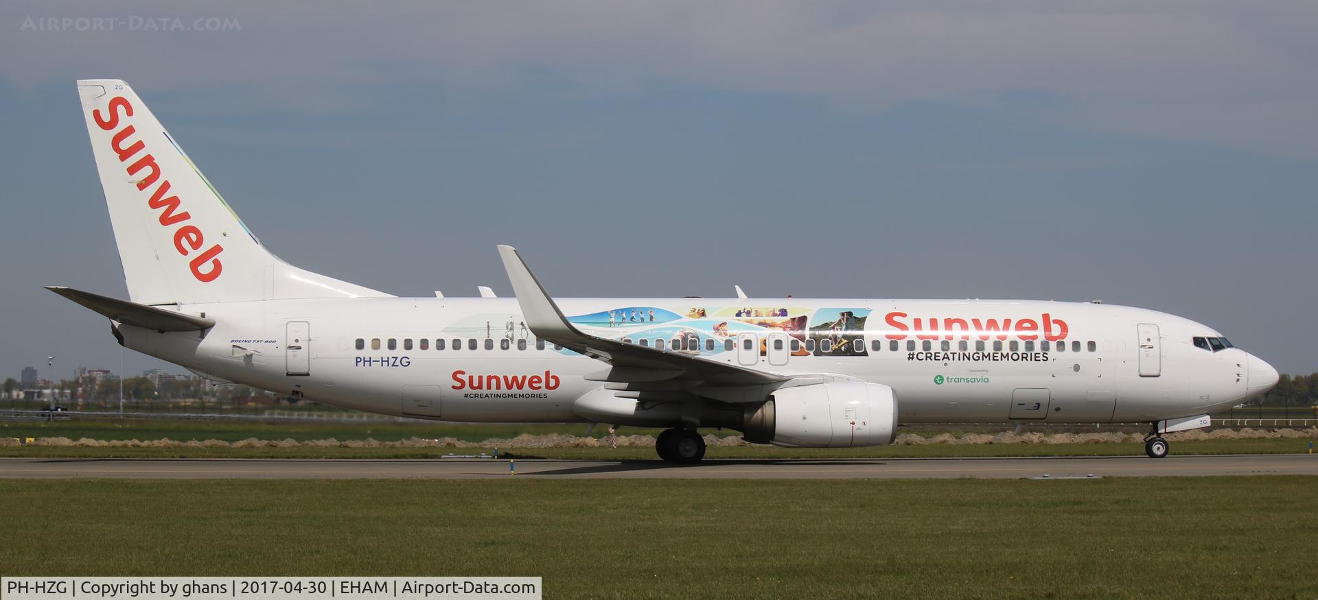 PH-HZG, 2000 Boeing 737-8K2 C/N 28379, Sunweb livery
