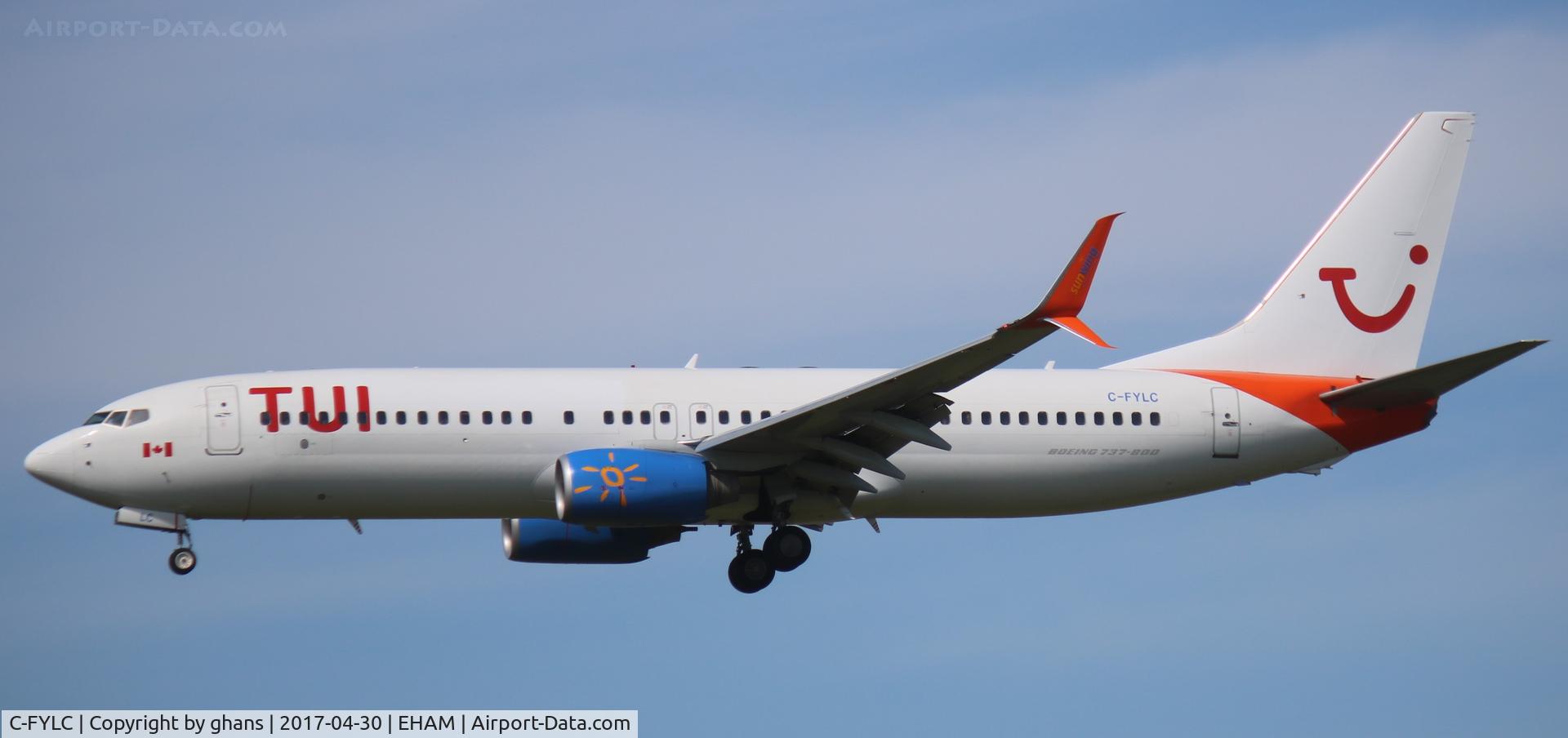 C-FYLC, 2006 Boeing 737-8BK C/N 33029, Leased to Tui Airlines Netherlands