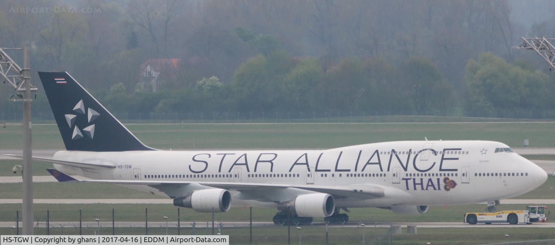 HS-TGW, 1997 Boeing 747-4D7 C/N 27724, Star Alliance