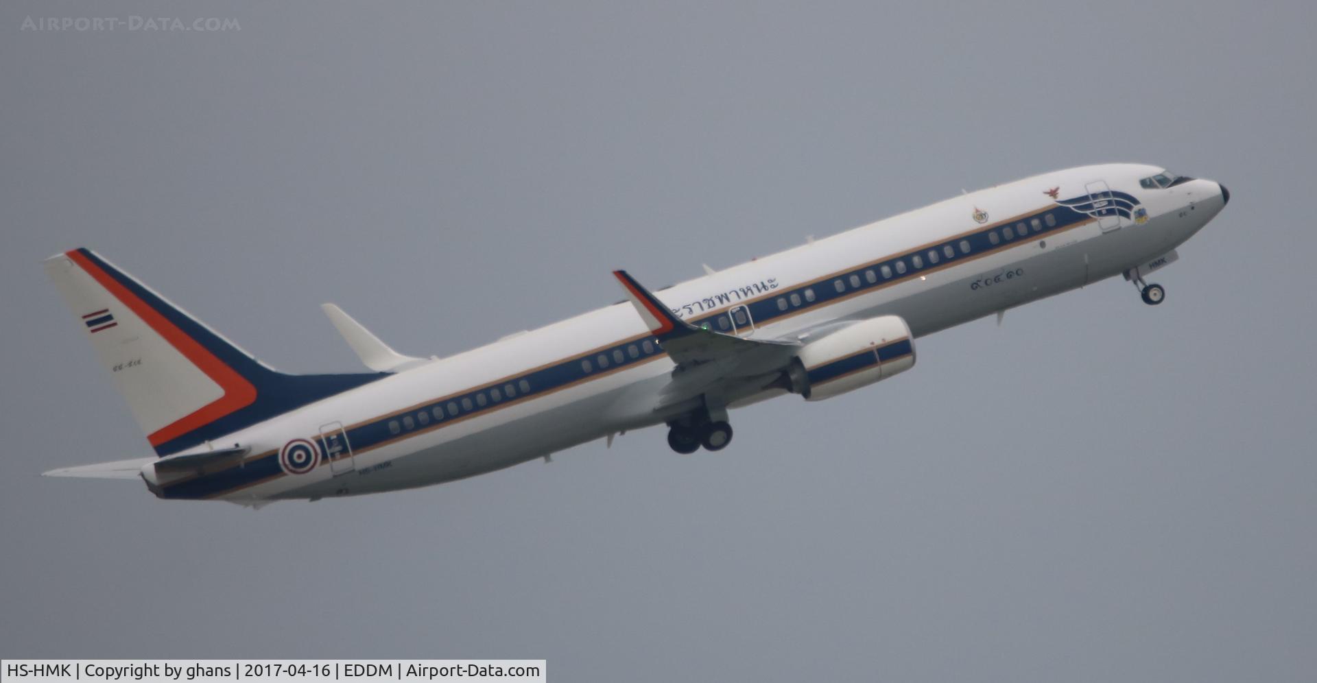 HS-HMK, 2015 Boeing 737-8Z6 C/N 62445, Royal ThaI AirForce