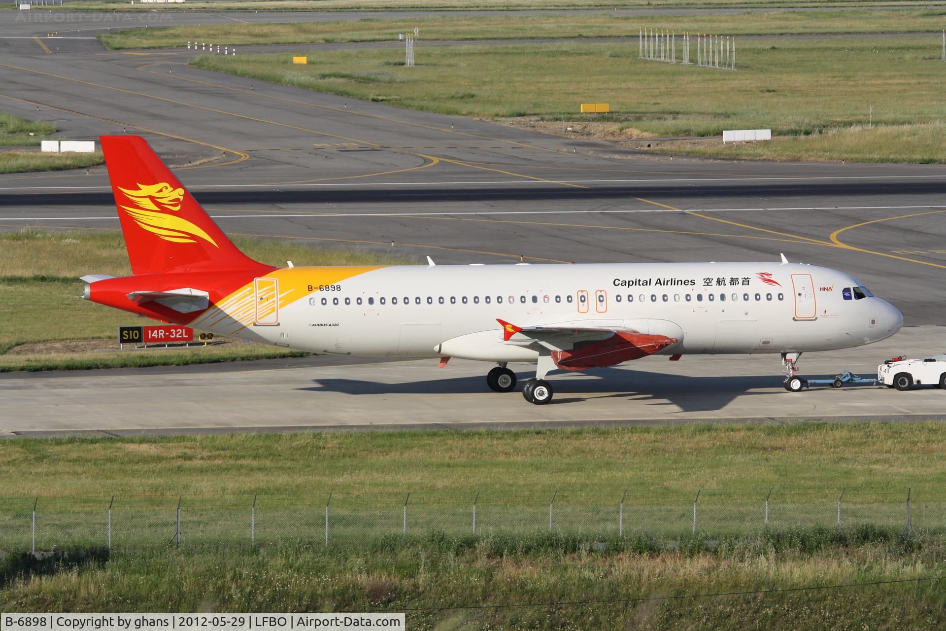 B-6898, 2012 Airbus A320-232 C/N 5185, Capital Airlines