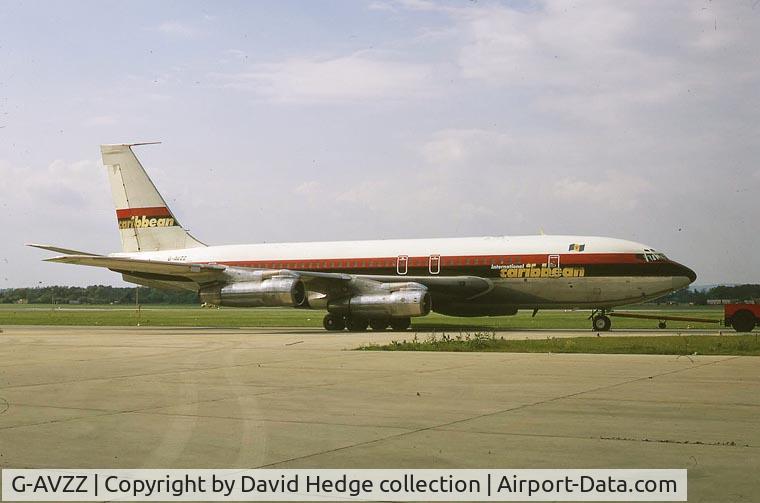 G-AVZZ, 1959 Boeing 707-138B C/N 17699, G-AVZZ B.707 Caribbean taken in May-71