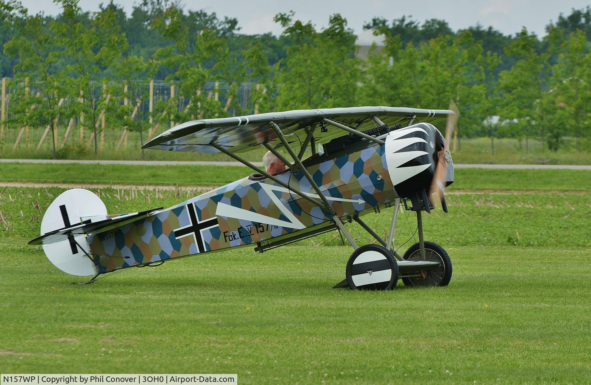 N157WP, 2014 Fokker E.V Replica C/N 1, Airdrome Airplanes kit.