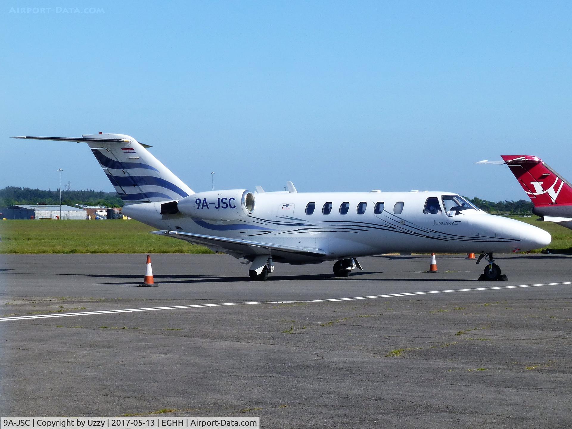 9A-JSC, 2001 Cessna 525A CitationJet CJ2 C/N 525A-0049, On Signature ramp.