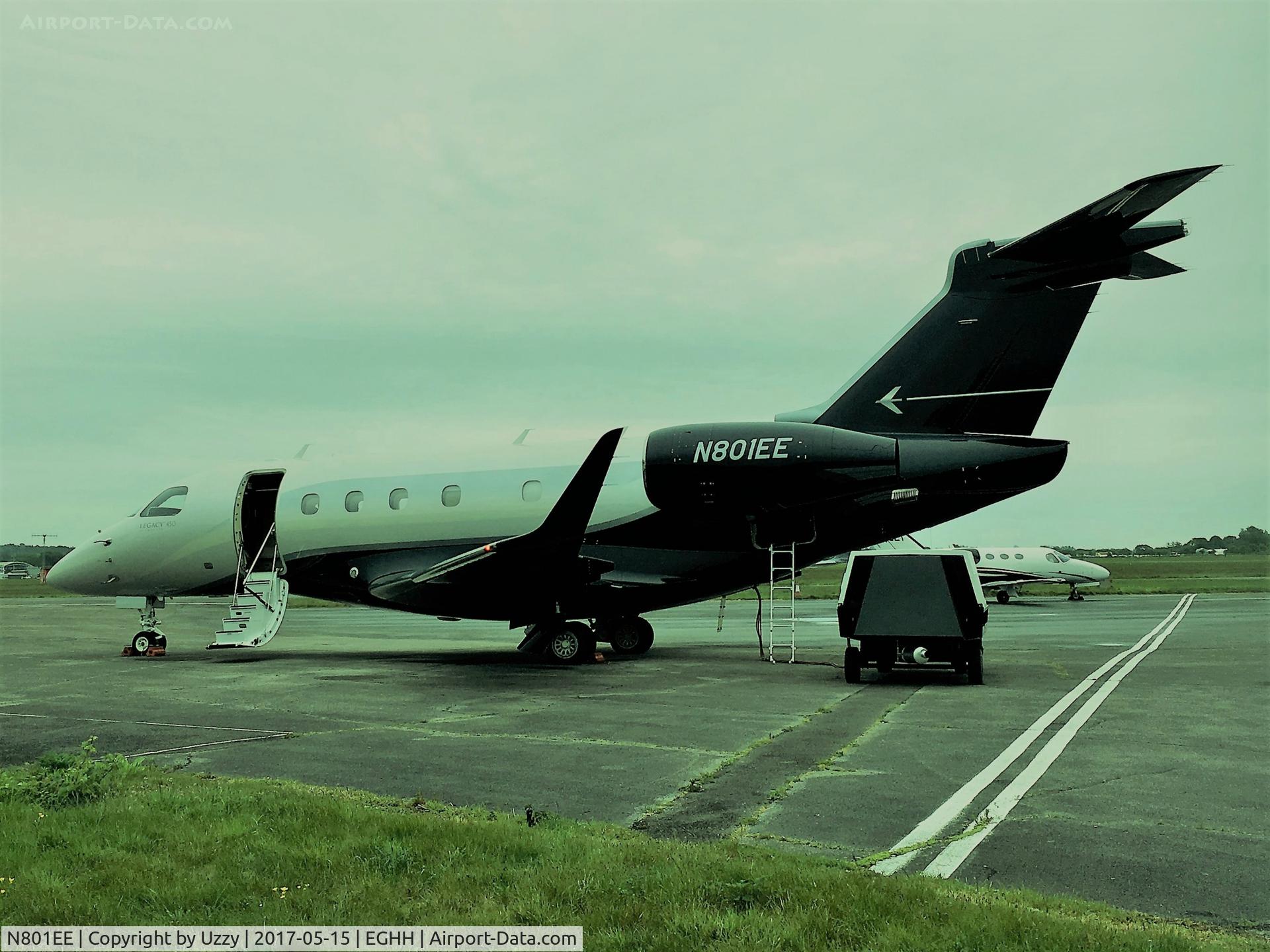 N801EE, 2016 Embraer EMB-545 Legacy 450 C/N 55010005, On Signature ramp.