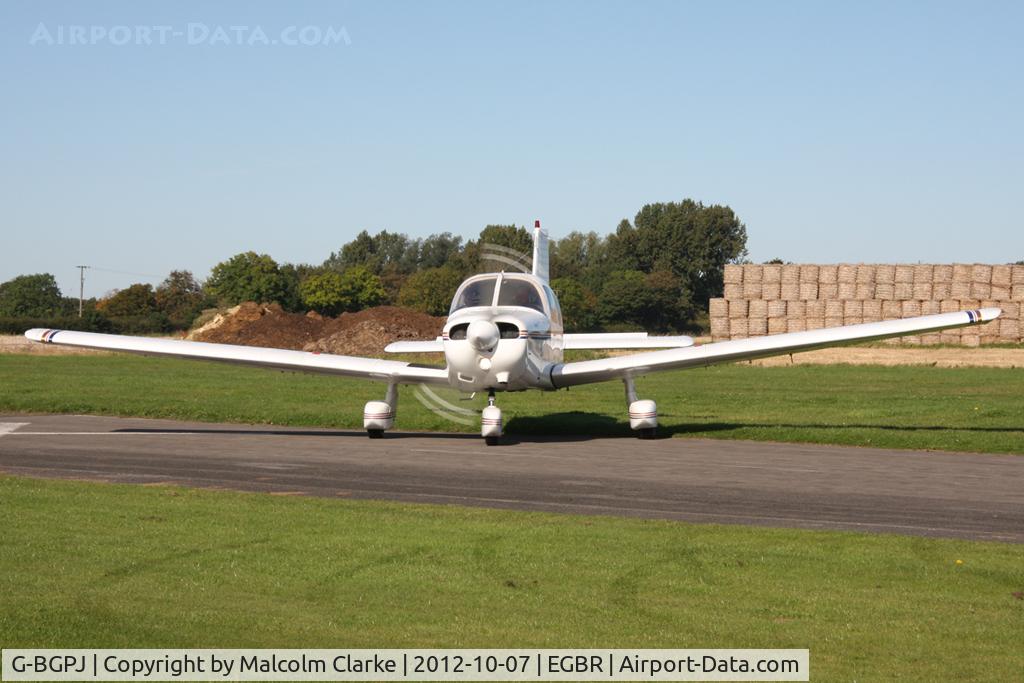 G-BGPJ, 1979 Piper PA-28-161 Cherokee Warrior II C/N 28-7916288, Piper PA-28-161 Warrior II at Breighton Airfield's Hibernation Fly-In. October 7th 2012.