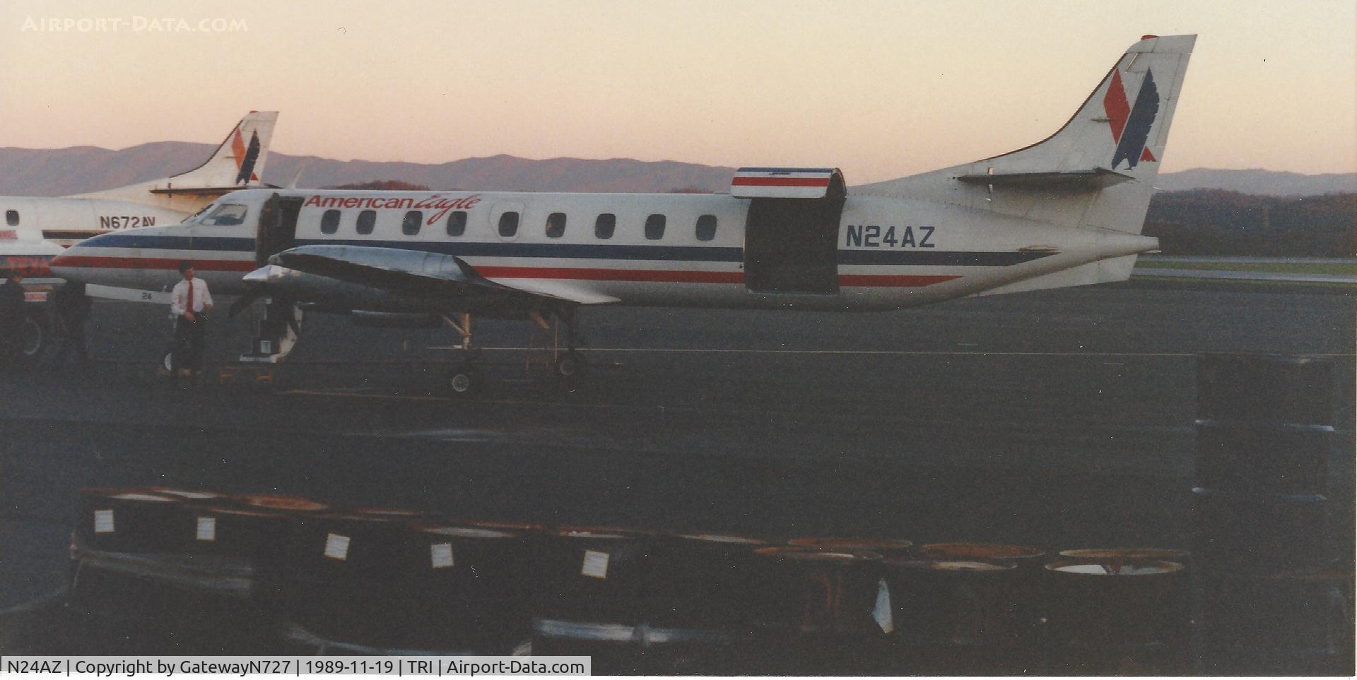 N24AZ, 1978 Swearingen SA-226TC Metro II C/N TC-262, In service with Nashville Eagle.