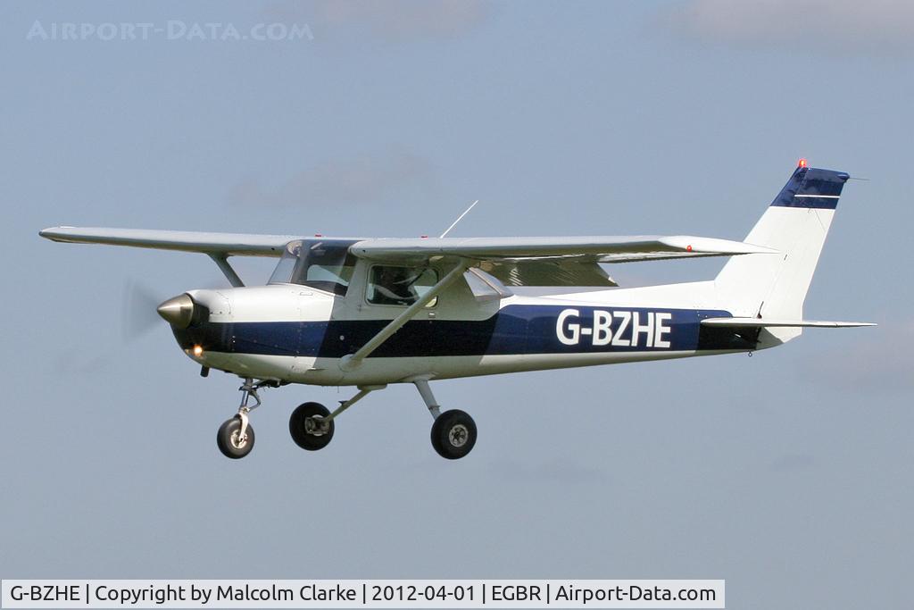 G-BZHE, 1978 Cessna 152 C/N 152-81303, Cessna 152 at Breighton Airfield's April Fools Fly-In. April 1st 2012.