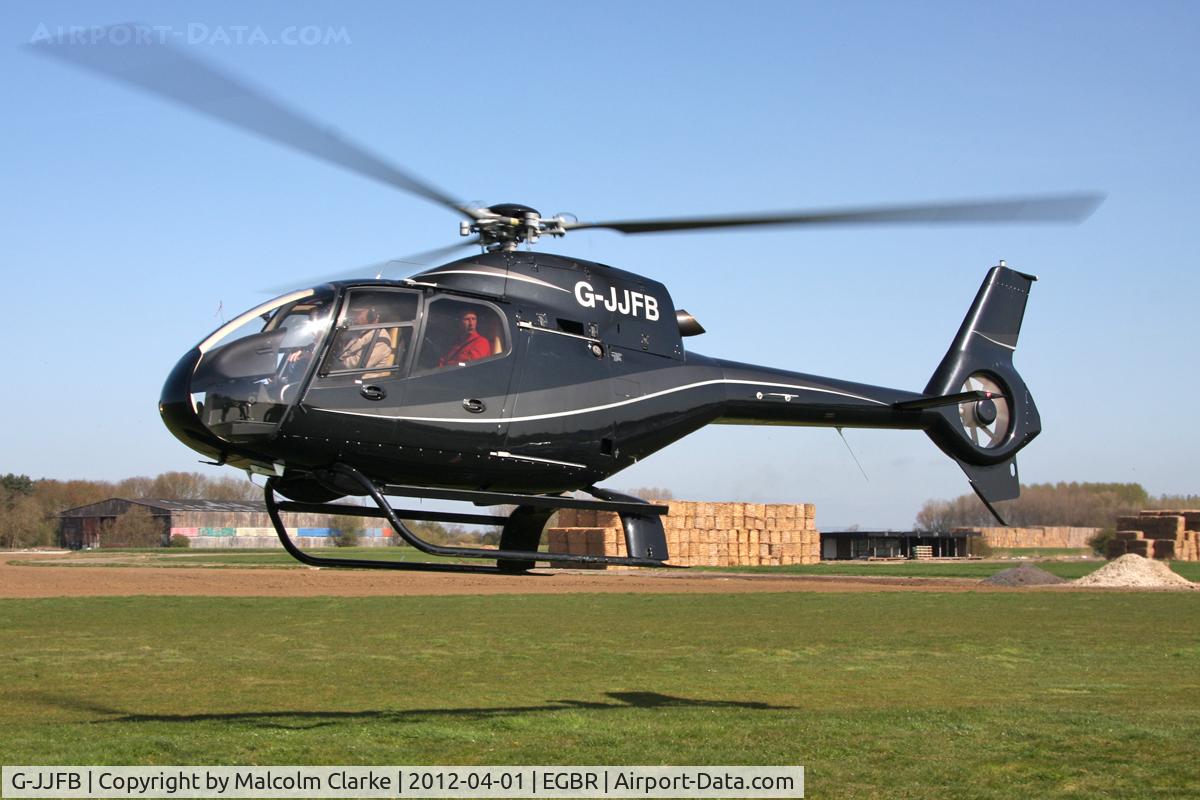 G-JJFB, 2007 Eurocopter EC-120B Colibri C/N 1506, Eurocopter EC-120B Colibri at Breighton Airfield's April Fools Fly-In. April 1st 2012.