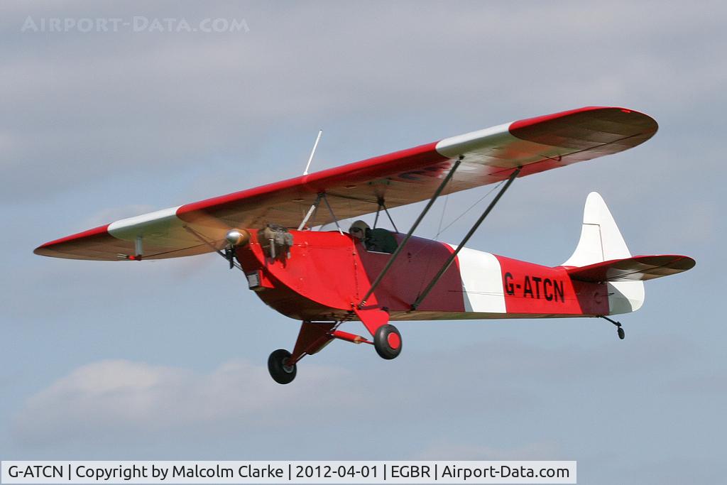 G-ATCN, 1965 Luton LA-4A Minor C/N PAL 1118, Luton LA4A Minor at Breighton Airfield's April Fools Fly-In. April 1st 2012.