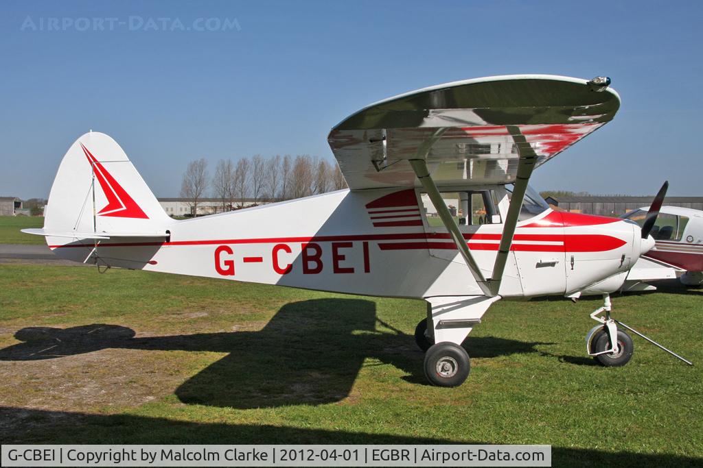 G-CBEI, 1961 Piper PA-22-108 Colt Colt C/N 22-9136, Piper PA-22-108 Colt at Breighton Airfield's April Fools Fly-In. April 1st 2012.