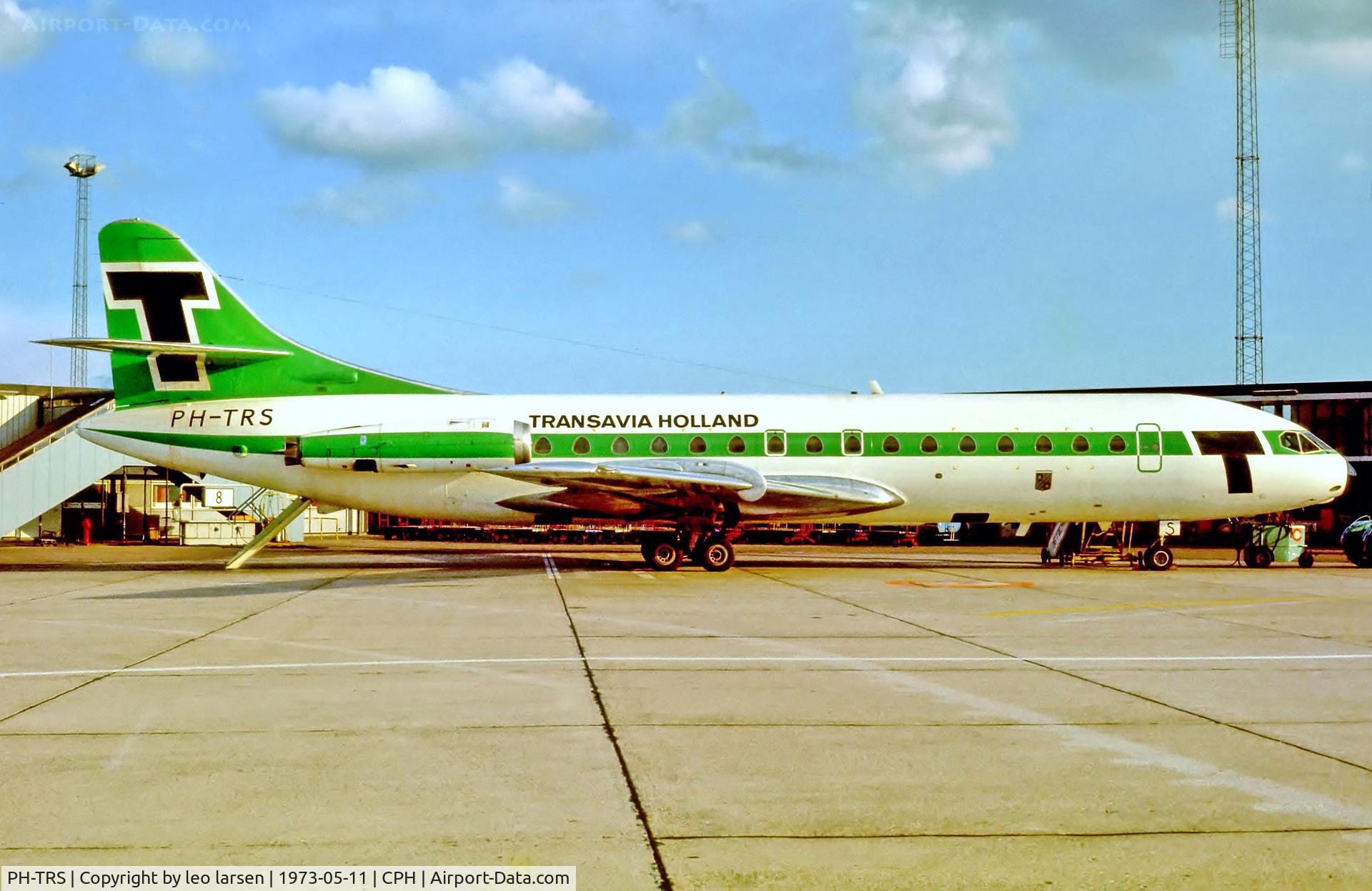 PH-TRS, 1961 Sud Aviation SE-210 Caravelle VI-R C/N 100, Copenhagen 11.5.1973