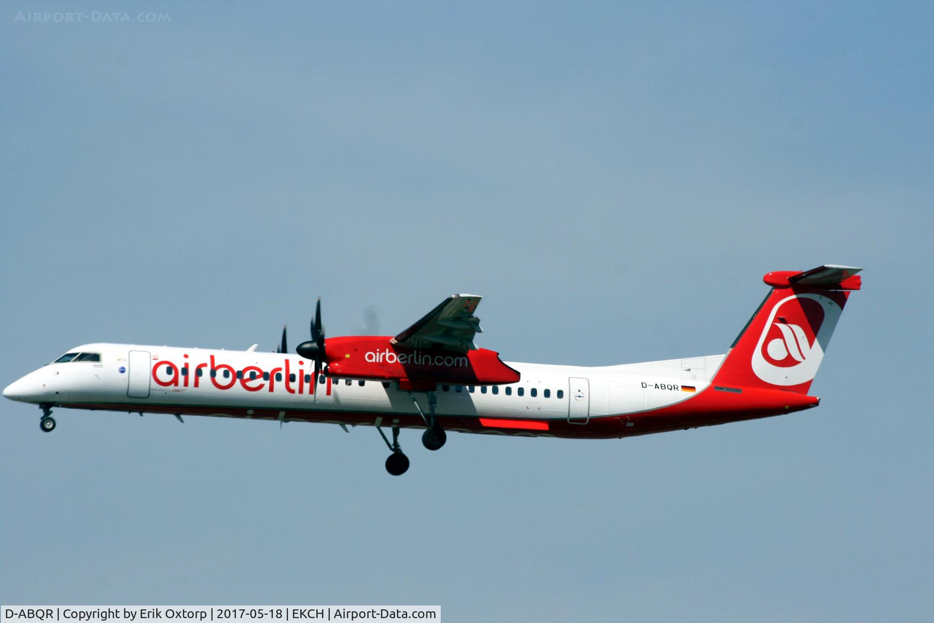 D-ABQR, 2016 De Havilland Canada DHC-8-402 Dash 8 Dash 8 C/N 4538, D-ABQR landing rw 22L