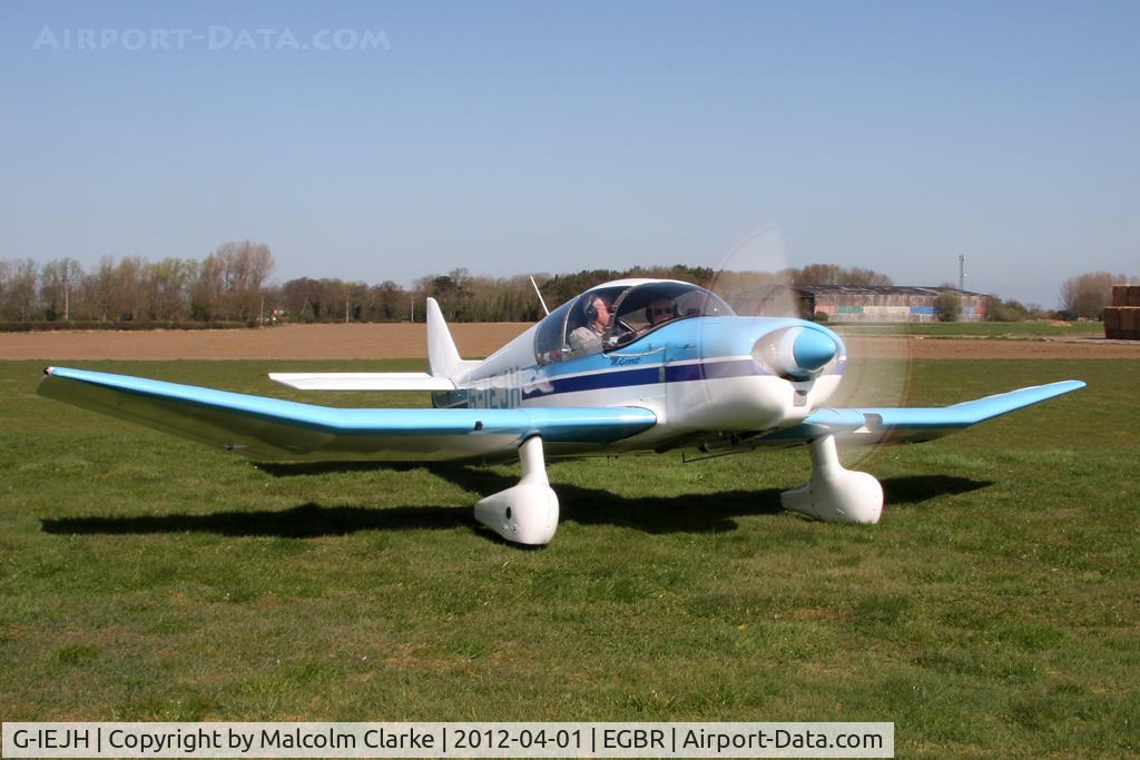 G-IEJH, 1963 SAN Jodel D-150 Mascaret C/N 02, SAN Jodel D150 Mascaret at Breighton Airfield's April Fools Fly-In. April 1st 2012.