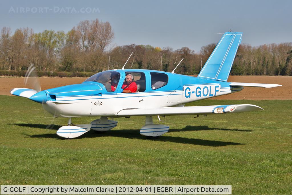 G-GOLF, 1982 Socata TB-10 Tobago C/N 250, Socata TB-10 Tobago at Breighton Airfield's April Fools Fly-In. April 1st 2012.