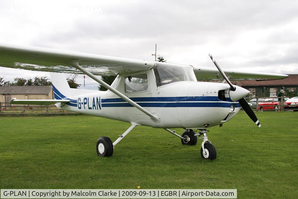 G-PLAN, 1974 Reims F150L C/N 1066, Cessna F150L at Breighton Airfield's Helicopter Fly-In. September 13th 2009.