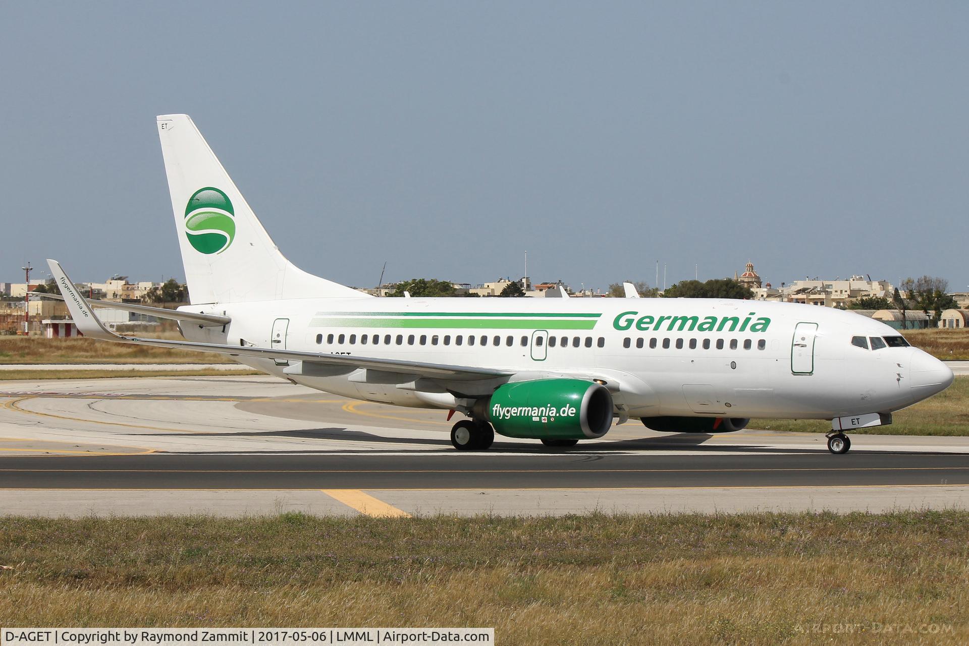 D-AGET, 1998 Boeing 737-75B C/N 28109, B737-700 D-AGET Germania