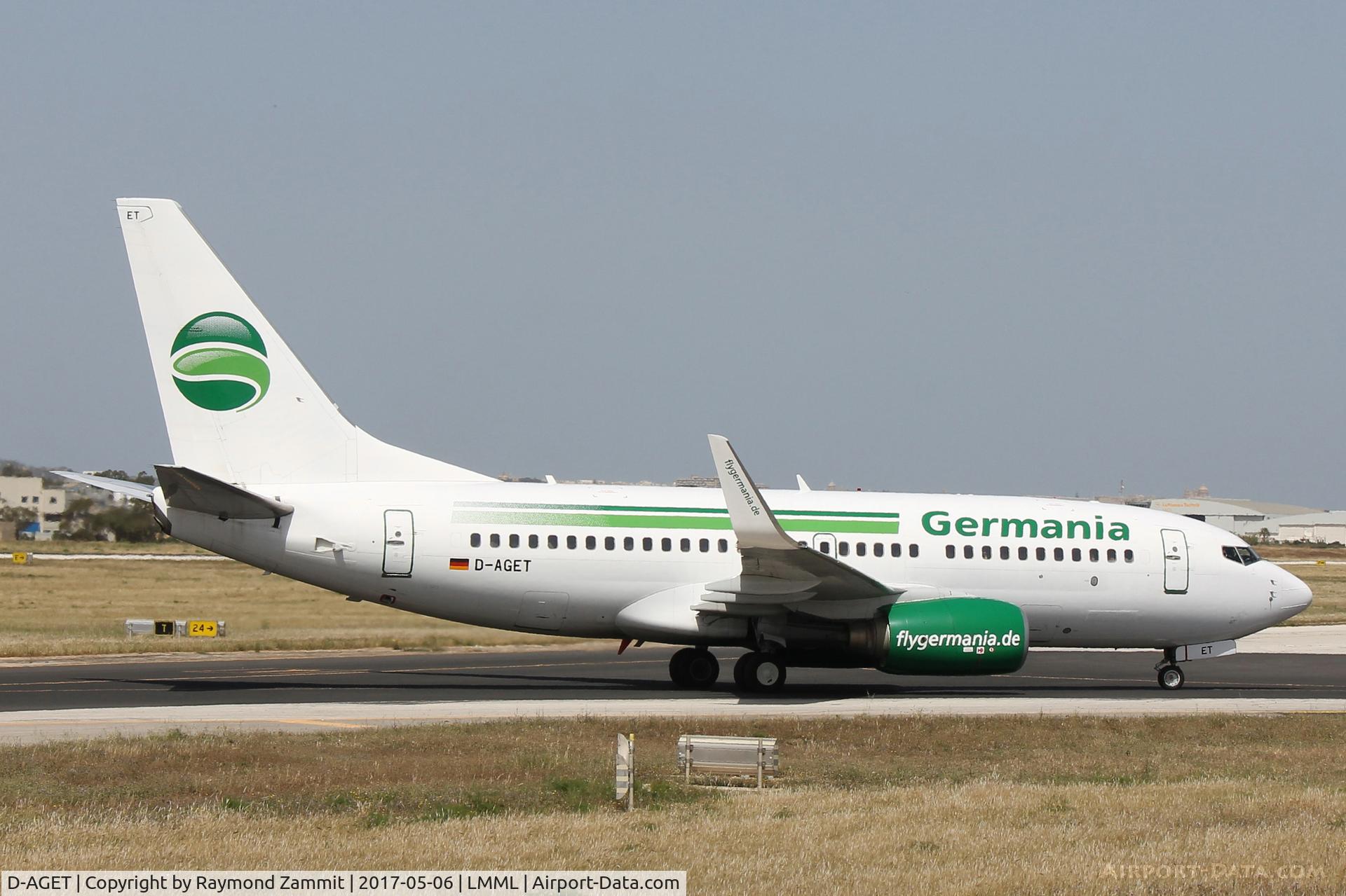 D-AGET, 1998 Boeing 737-75B C/N 28109, B737-700 D-AGET Germania