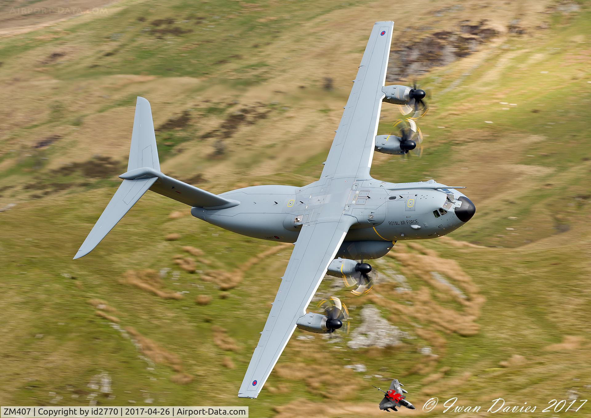 ZM407, 2015 Airbus A400M Atlas C.1 C/N 026, Atlas in the Mountains