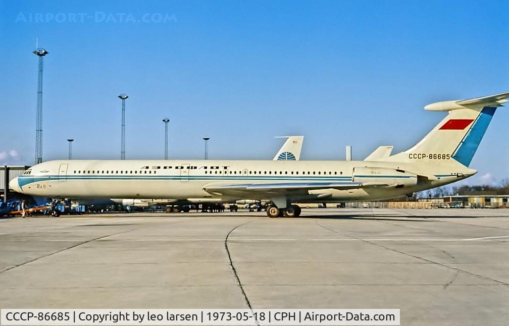 CCCP-86685, 1969 Ilyushin IL-62 C/N 9 05 05, Copenhagen 18.3.1973