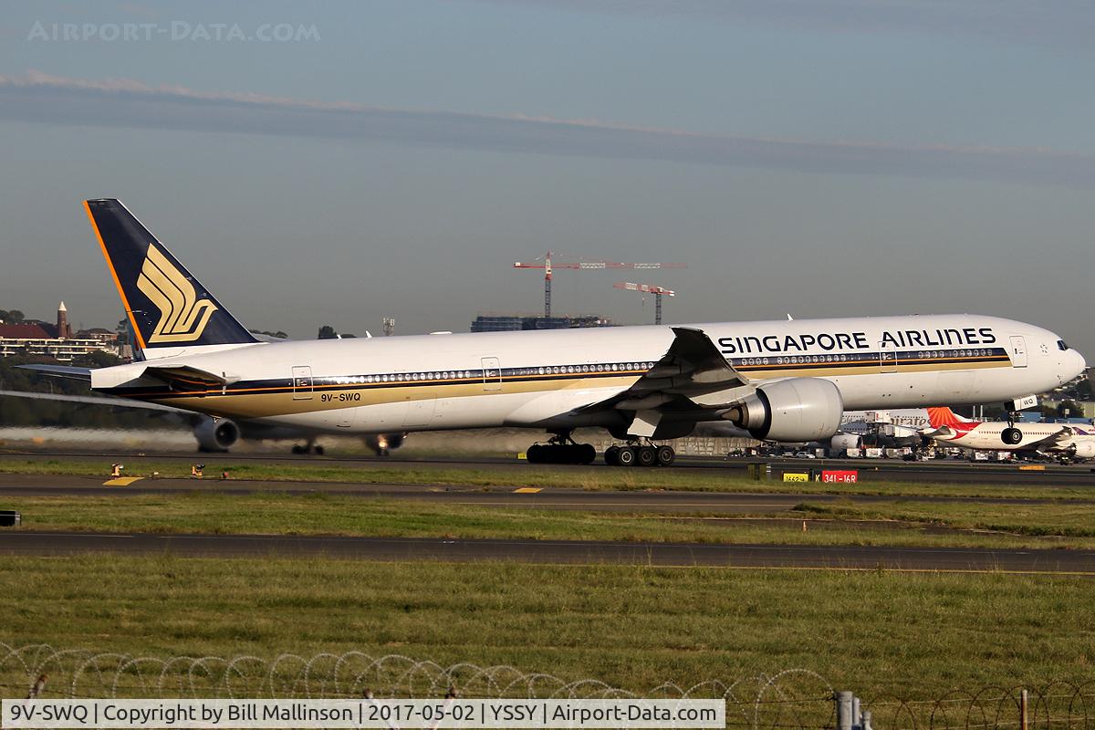 9V-SWQ, 2008 Boeing 777-312/ER C/N 34582, home to SIN