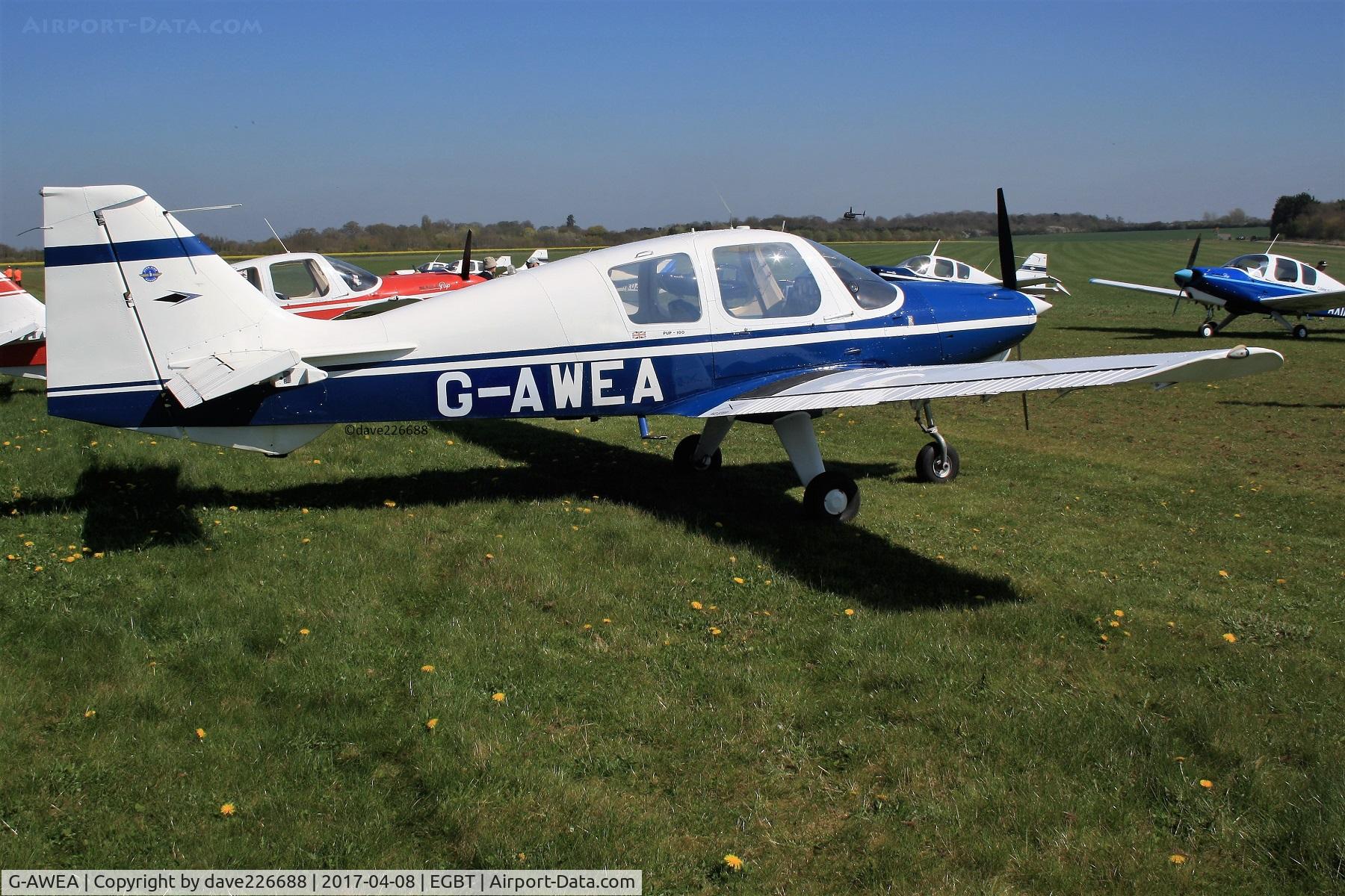 G-AWEA, 1968 Beagle B-121 Pup Series 1 (Pup 100) C/N B121-012, G AWEA at the Beagle Pup 50th celebration Turweston