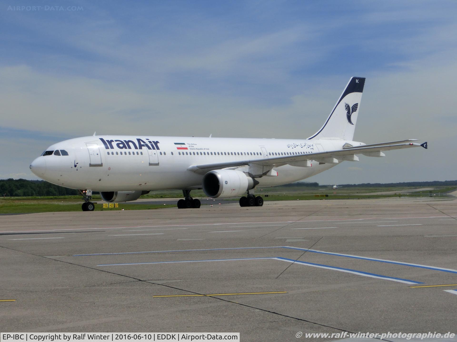 EP-IBC, 1992 Airbus A300B4-605R C/N 632, Airbus A300-605R - IR IRA Iran Air - 632 - EP-IBC - 10.06.2016 - CGN