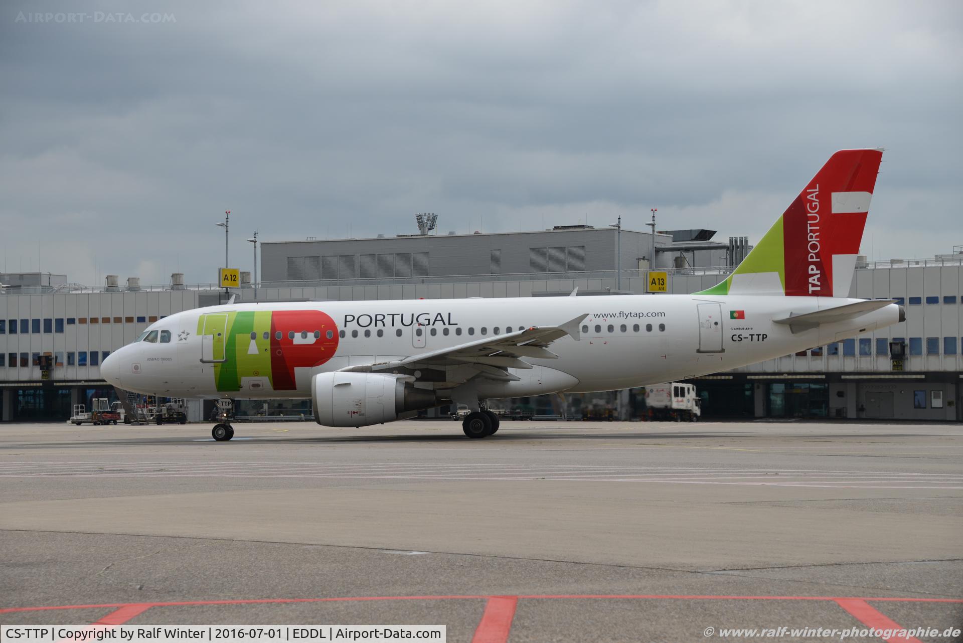 CS-TTP, 2000 Airbus A319-111 C/N 1165, Airbus A319-111 - TO TAP TAP Air Portugal - 1165 - CS-TTP - 01.07.2016 - DUS